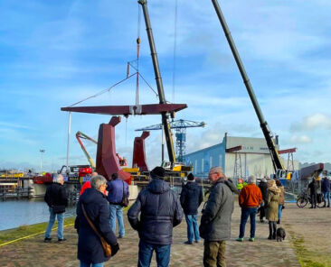 Dokbrug in Vlissingen krijgt haar vorm