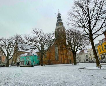 Eerste sneeuw in Vlissingen