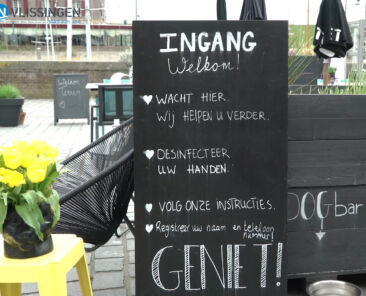 Terrassen en winkels weer open