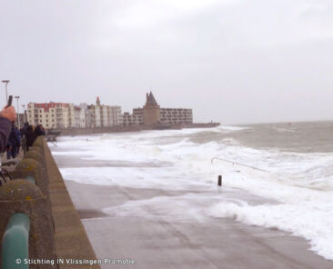 Storm Corrie in Vlissingen